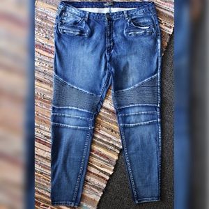 American Bazi Plus Moto Jeggings Denim Forever 21